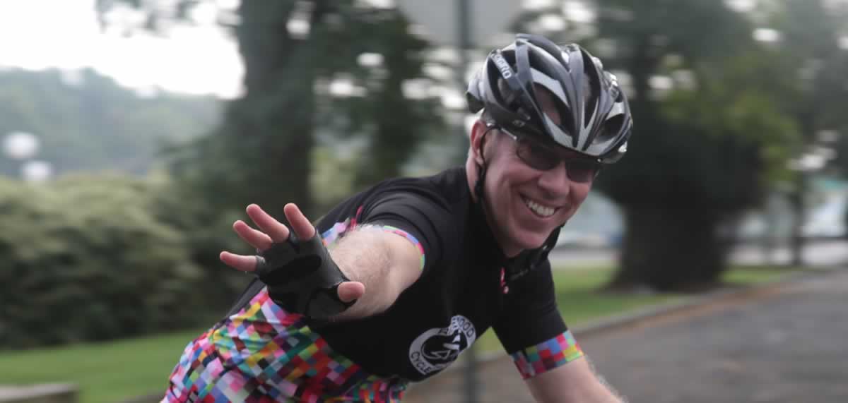 Michael Gibney at MS Bike Ride 2017