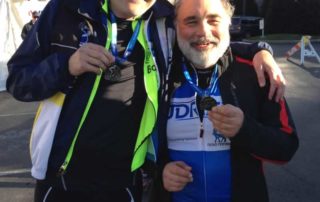 Mark Willoughby and Barry Kaplan ride for Diabetes Research