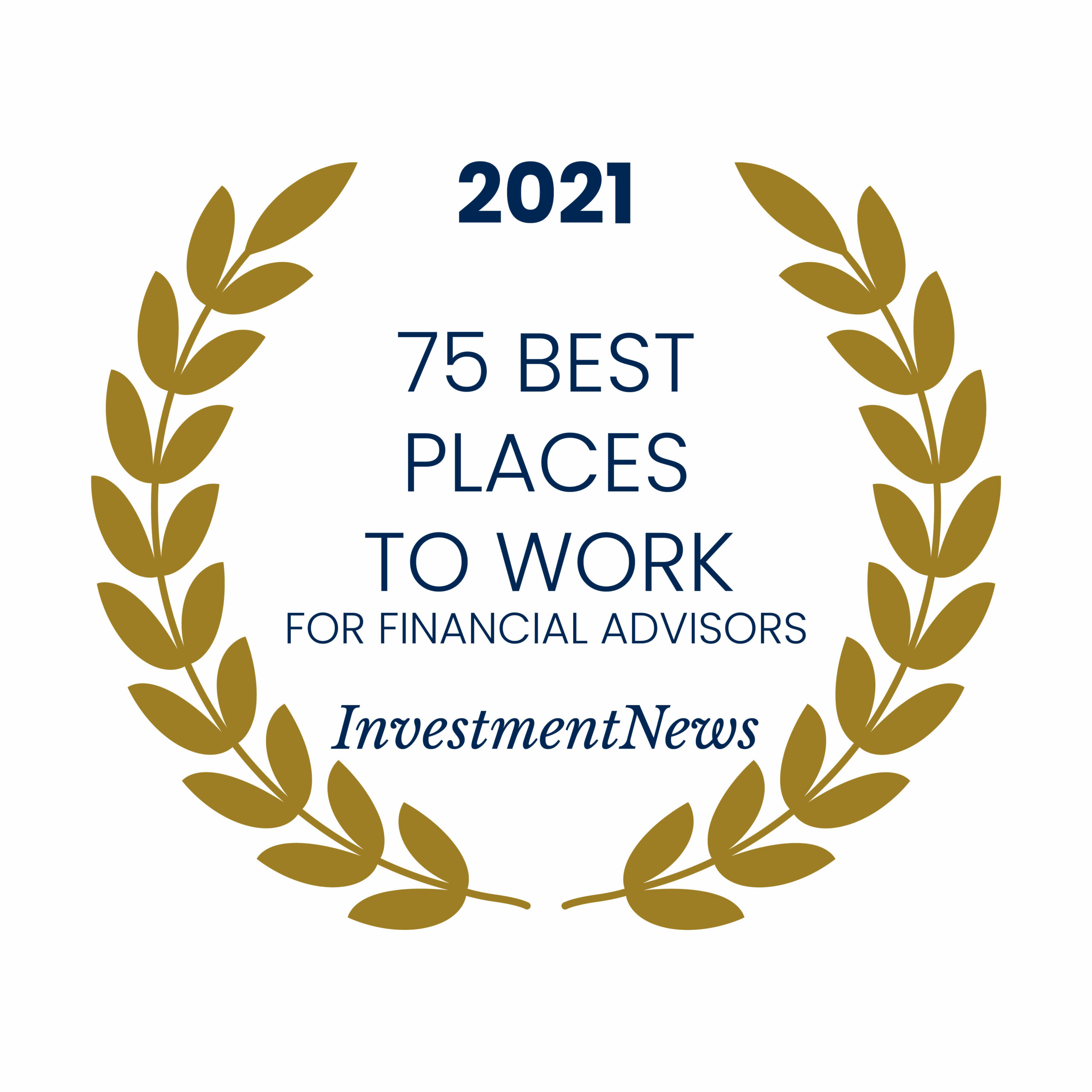 2021 75 Best Places to Work for Financial Advisors